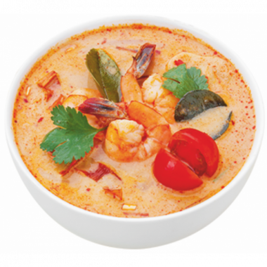 Том ям с креветкой